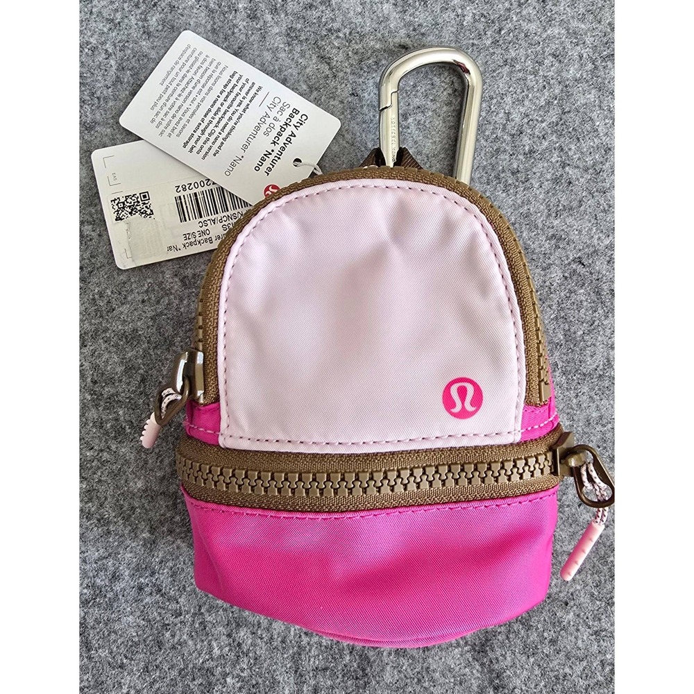 NWT Lululemon City Adventurer Backpack Nano Meadowsweet Pink Sonic Pink